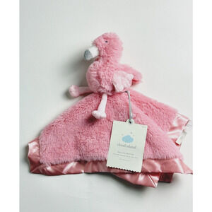 NEW Cloud Island Pink Flamingo Security Blanket Stuffed Animal Lovey Baby Shower